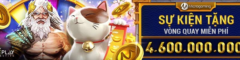 SỰ KIỆN TẶNG VÒNG QUAY MIỄN PHÍ TẠI SLOT MICROGAMING! Tại W88!