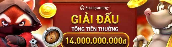 GIẢI ĐẤU SLOT SPADEGAMING – TỔNG TIỀN THƯỞNG LÊN TỚI HƠN 14 TỶ VND.