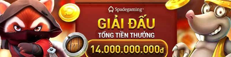 GIẢI ĐẤU SLOT SPADEGAMING – TỔNG TIỀN THƯỞNG LÊN TỚI HƠN 14 TỶ VND.